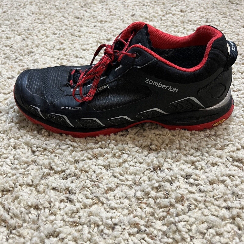 Zamberlan Men's Black and Red Athletic Shoes